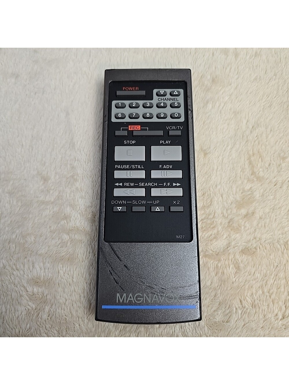 Vintage Magnavox Remote Control M27 VSQS0541 TV/VCR OEM Tested
